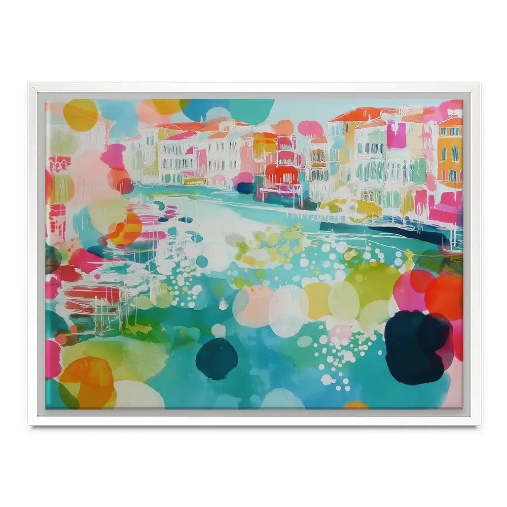 Venice Grand Canal Dreams Canvas Print Venice Grand Canal Dreams Canvas Print wall art product Chromatic Storm Studio
