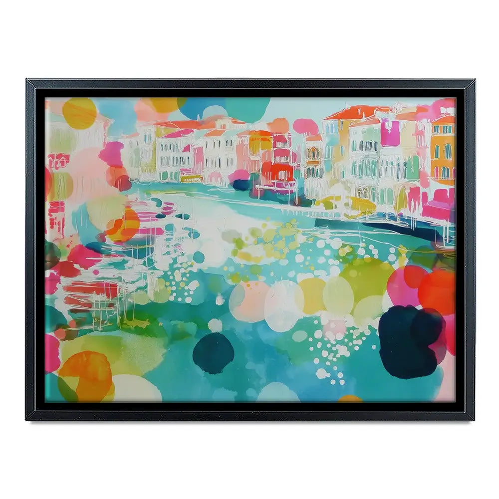 Venice Grand Canal Dreams Canvas Print Venice Grand Canal Dreams Canvas Print wall art product Chromatic Storm Studio