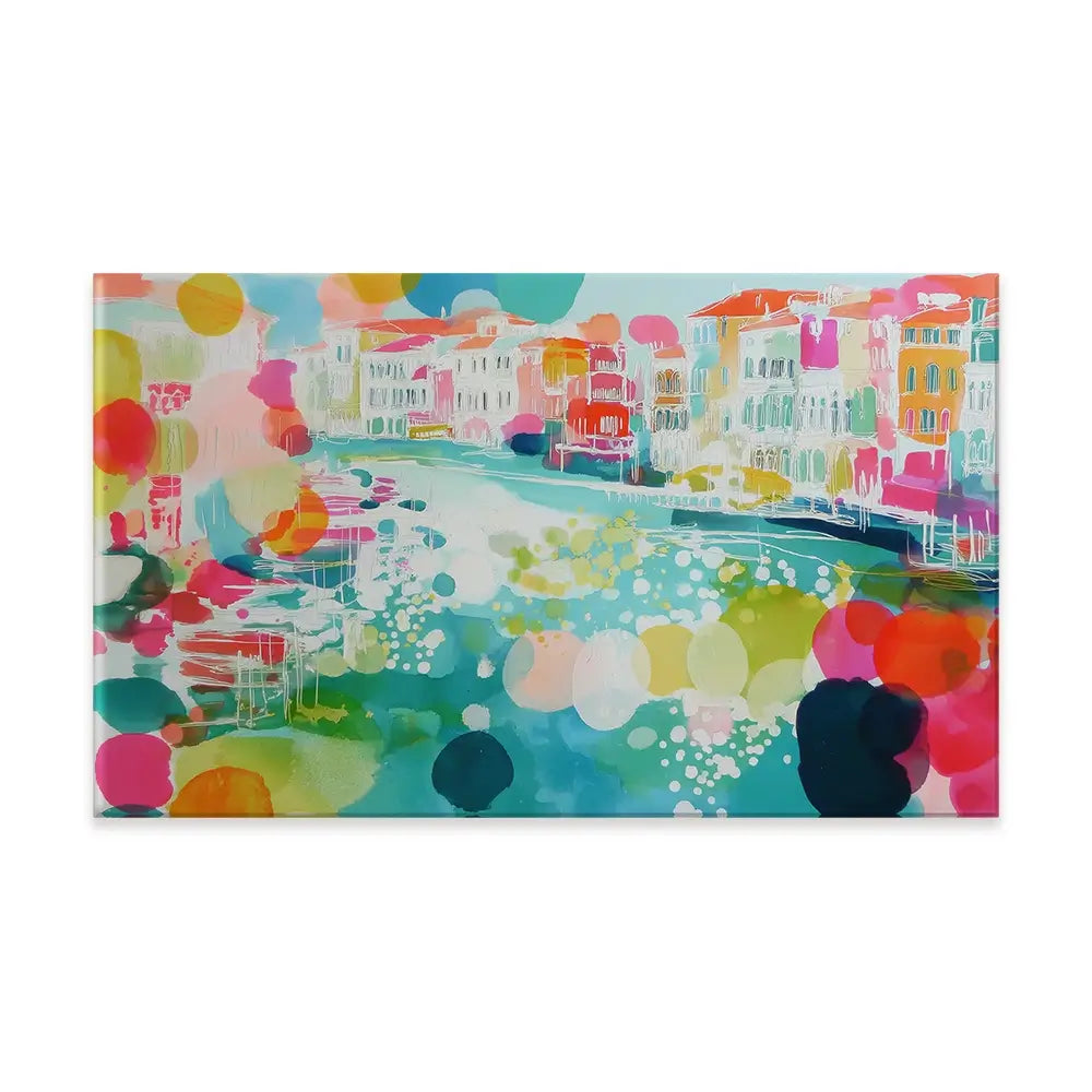 Venice Grand Canal Dreams Canvas Print Venice Grand Canal Dreams Canvas Print wall art product Chromatic Storm Studio
