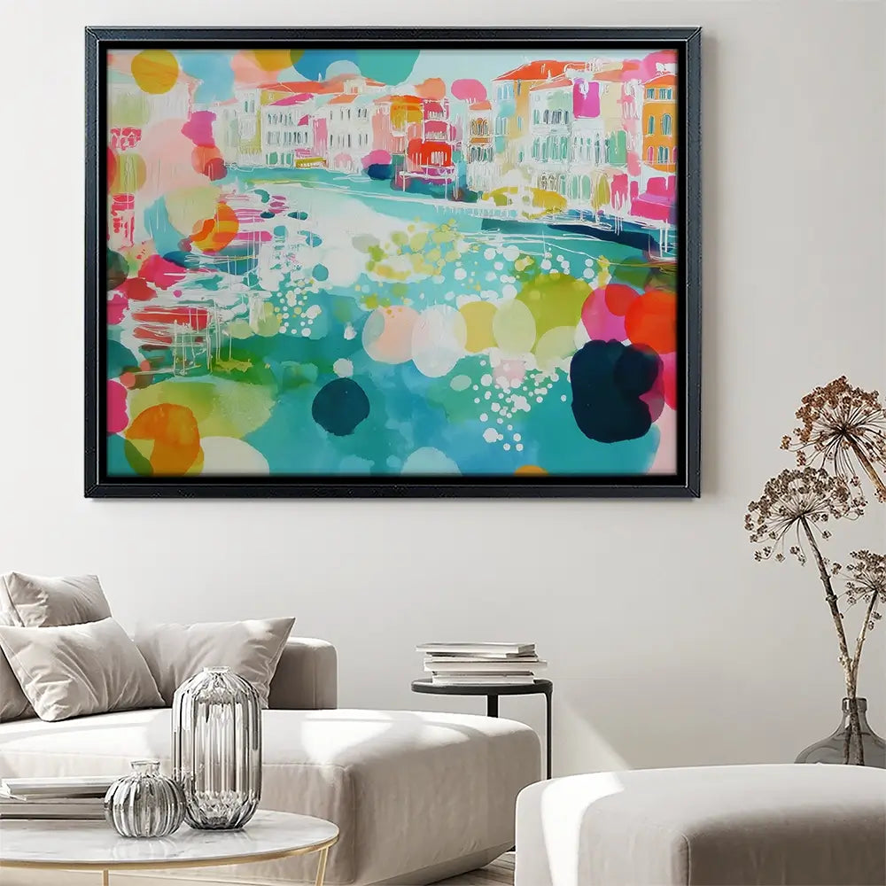 Venice Grand Canal Dreams Canvas Print Venice Grand Canal Dreams Canvas Print wall art product Chromatic Storm Studio