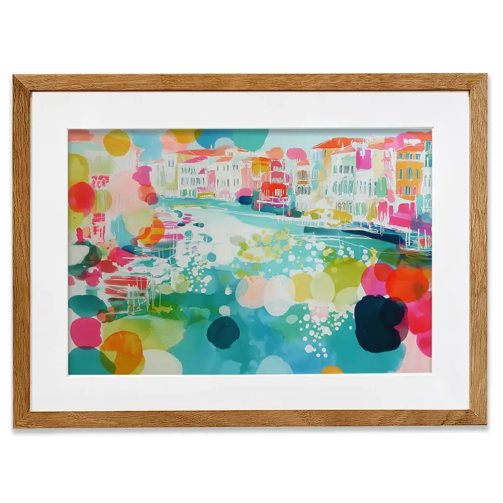 Venice Grand Canal Dreams Framed Art Print Venice Grand Canal Dreams Framed Art Print wall art product Chromatic Storm Studio