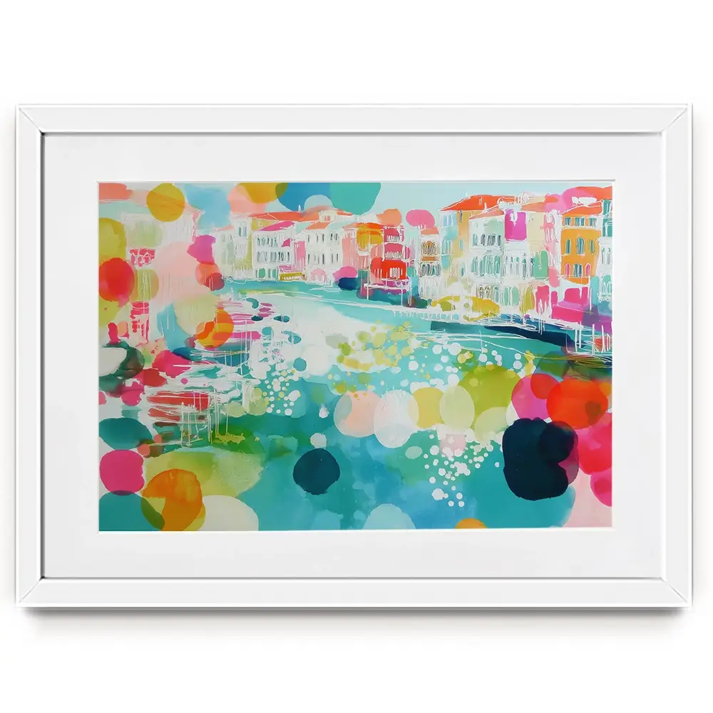 Venice Grand Canal Dreams Framed Art Print Venice Grand Canal Dreams Framed Art Print wall art product Chromatic Storm Studio