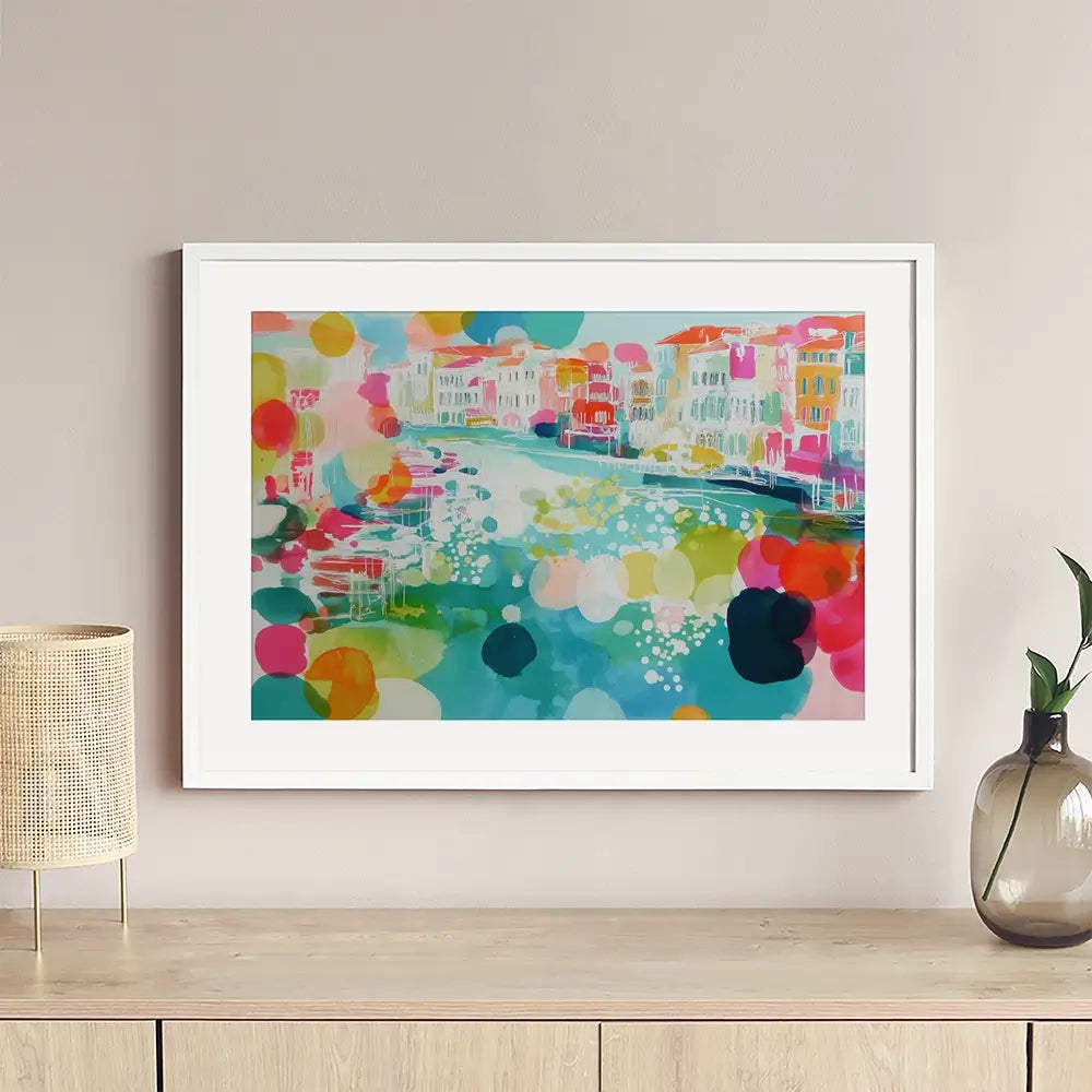 Venice Grand Canal Dreams Framed Art Print Venice Grand Canal Dreams Framed Art Print wall art product Chromatic Storm Studio