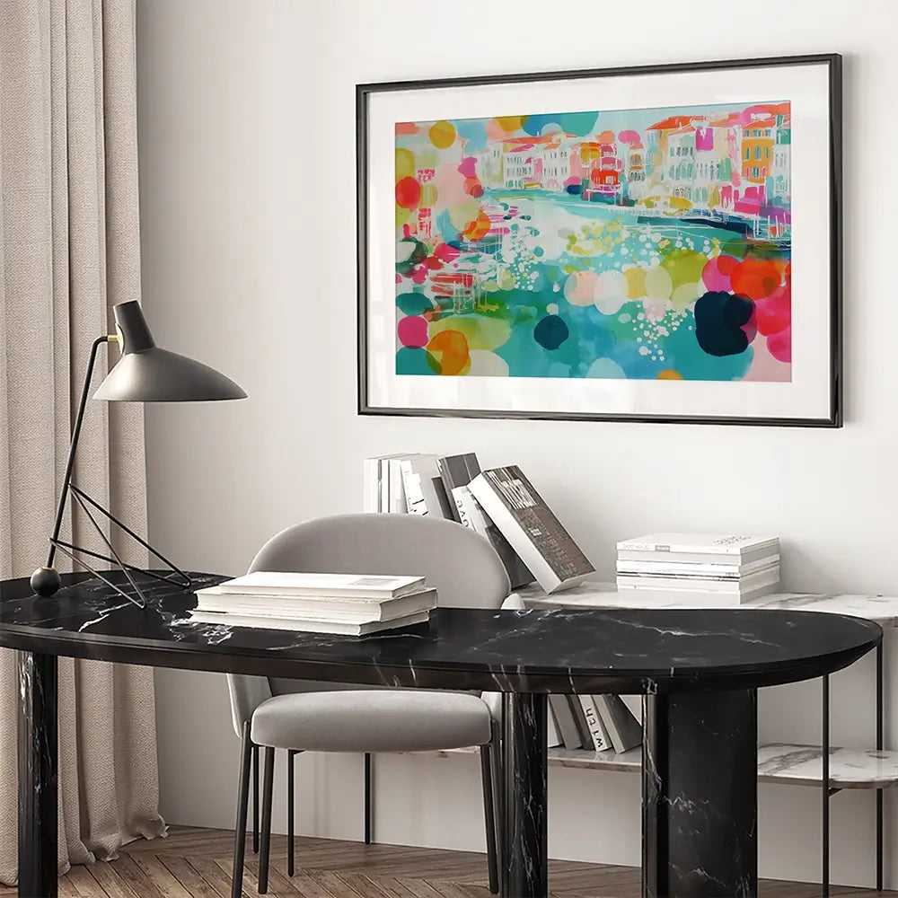 Venice Grand Canal Dreams Framed Art Print Venice Grand Canal Dreams Framed Art Print wall art product Chromatic Storm Studio