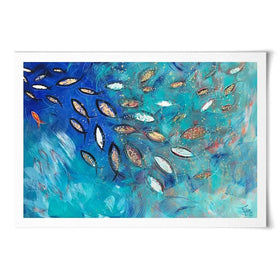 Very Fishy Art Print Very Fishy Art Print wall art product Jane Brookshaw