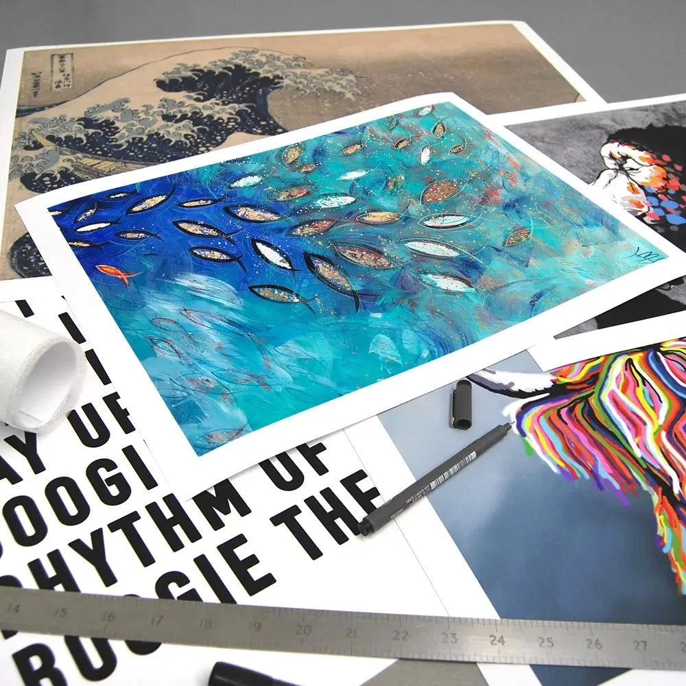 Very Fishy Art Print Very Fishy Art Print wall art product Jane Brookshaw