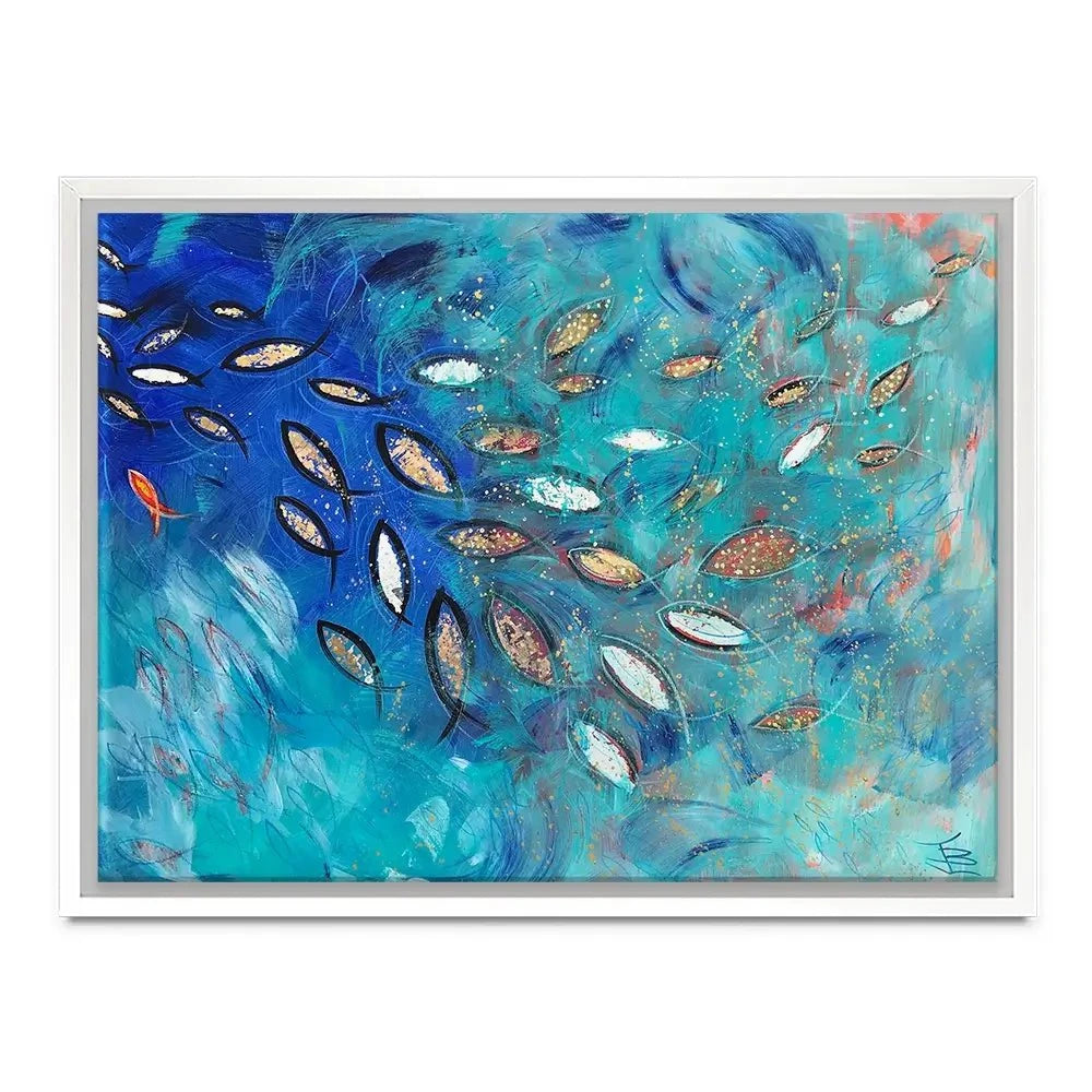Very Fishy Canvas Print Very Fishy Canvas Print wall art product Jane Brookshaw