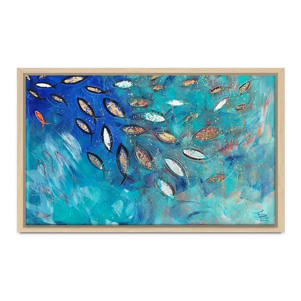 Very Fishy Canvas Print Very Fishy Canvas Print wall art product Jane Brookshaw