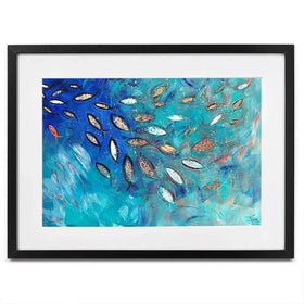 Very Fishy Framed Art Print Very Fishy Framed Art Print wall art product Jane Brookshaw