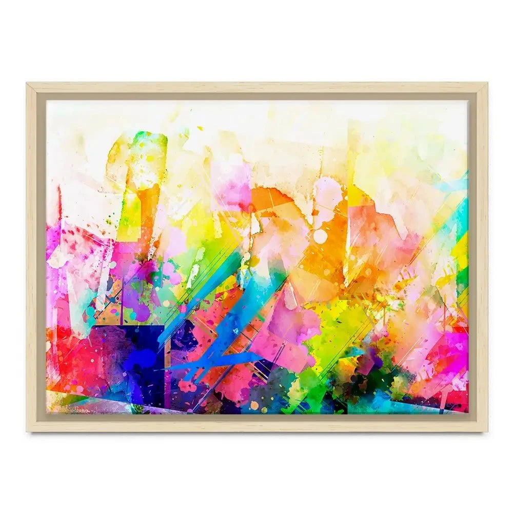 Vibrant Abstract Canvas Print Vibrant Abstract Canvas Print wall art product ARTEMENKO VALENTYN / Shutterstock