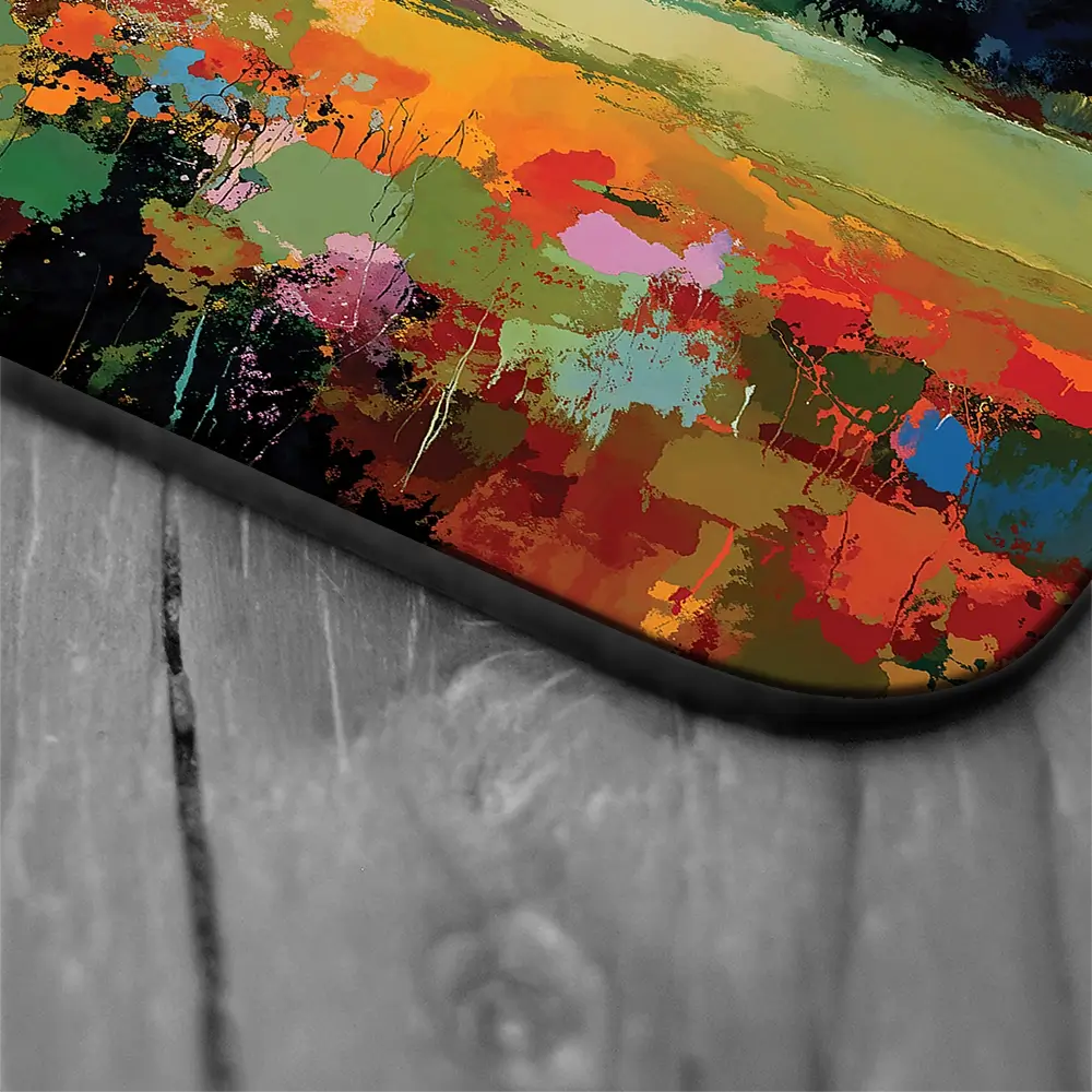 Vibrant Abstract Fields And Soft Pastel Sky Coaster Set Vibrant Abstract Fields And Soft Pastel Sky Coaster Set wall art product Art Print Shop