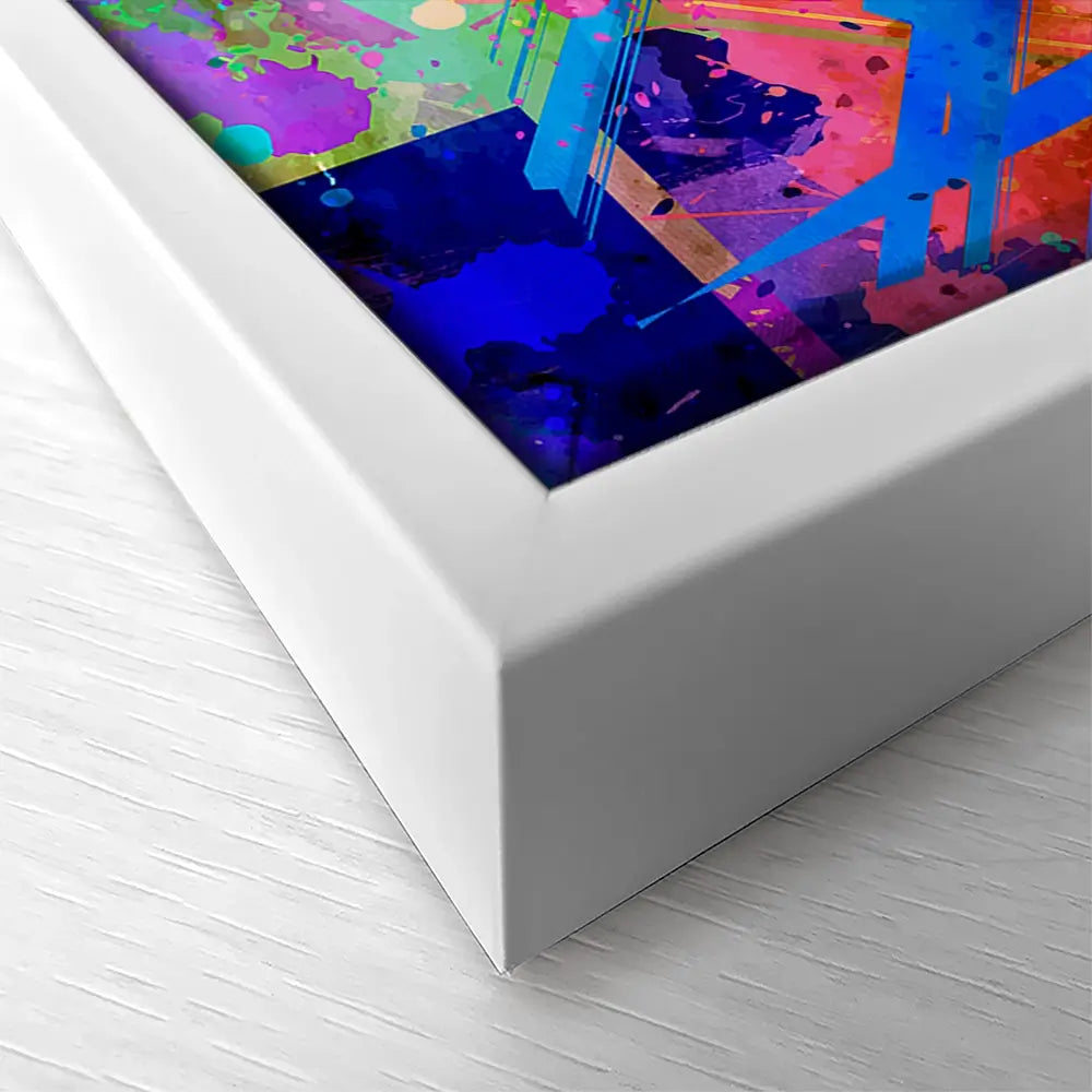 Vibrant Abstract Oversized Canvas Print Vibrant Abstract Oversized Canvas Print wall art product Art Print Shop