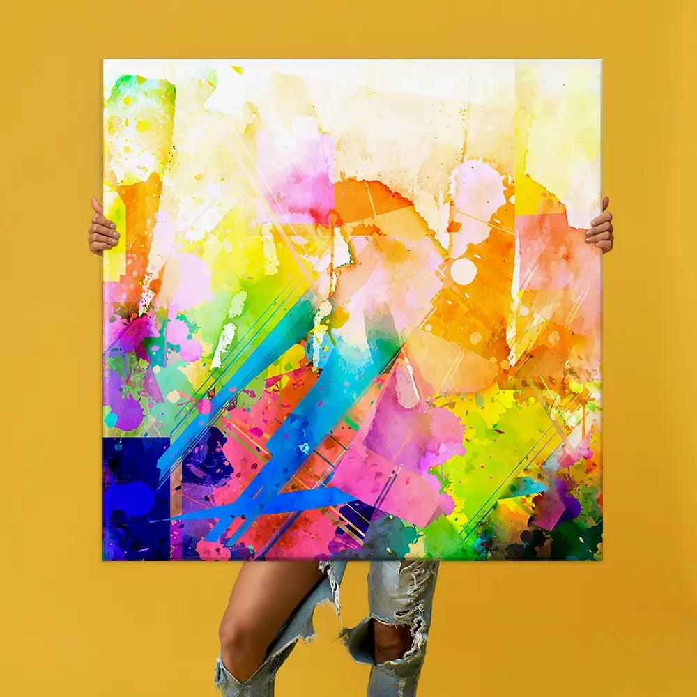 Vibrant Abstract Oversized Canvas Print Vibrant Abstract Oversized Canvas Print wall art product Art Print Shop