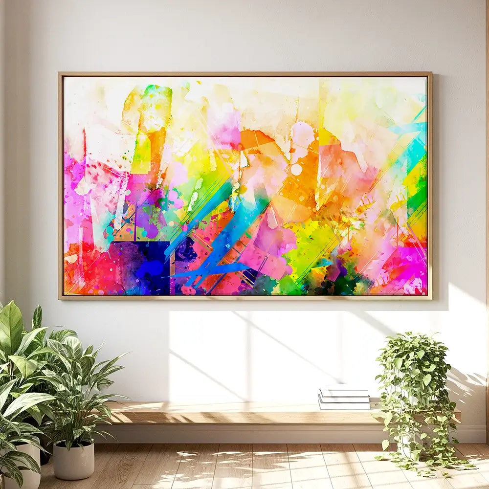 Vibrant Abstract Oversized Canvas Print Vibrant Abstract Oversized Canvas Print wall art product Art Print Shop