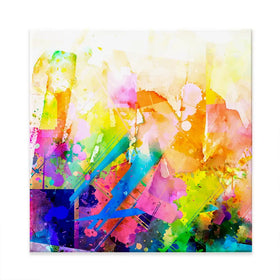 Vibrant Abstract Square Canvas Print Vibrant Abstract Square Canvas Print wall art product ARTEMENKO VALENTYN / Shutterstock