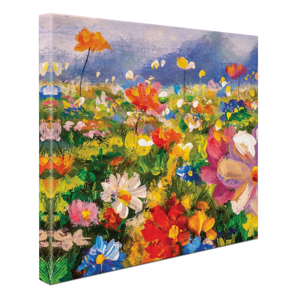Vibrant Blooms Square Canvas Print wall art product Valery Rybakow / Shutterstock