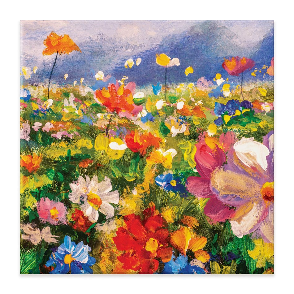 Vibrant Blooms Square Canvas Print wall art product Valery Rybakow / Shutterstock
