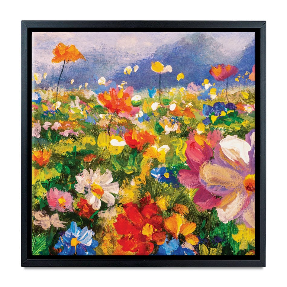 Vibrant Blooms Square Canvas Print wall art product Valery Rybakow / Shutterstock
