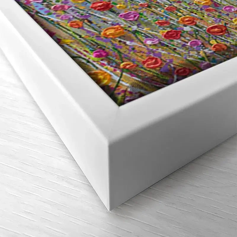 Vibrant Flower Field Canvas Print Vibrant Flower Field Canvas Print wall art product Olga Tkachyk