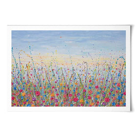Vibrant Meadow Art Print Vibrant Meadow Art Print wall art product Olga Tkachyk