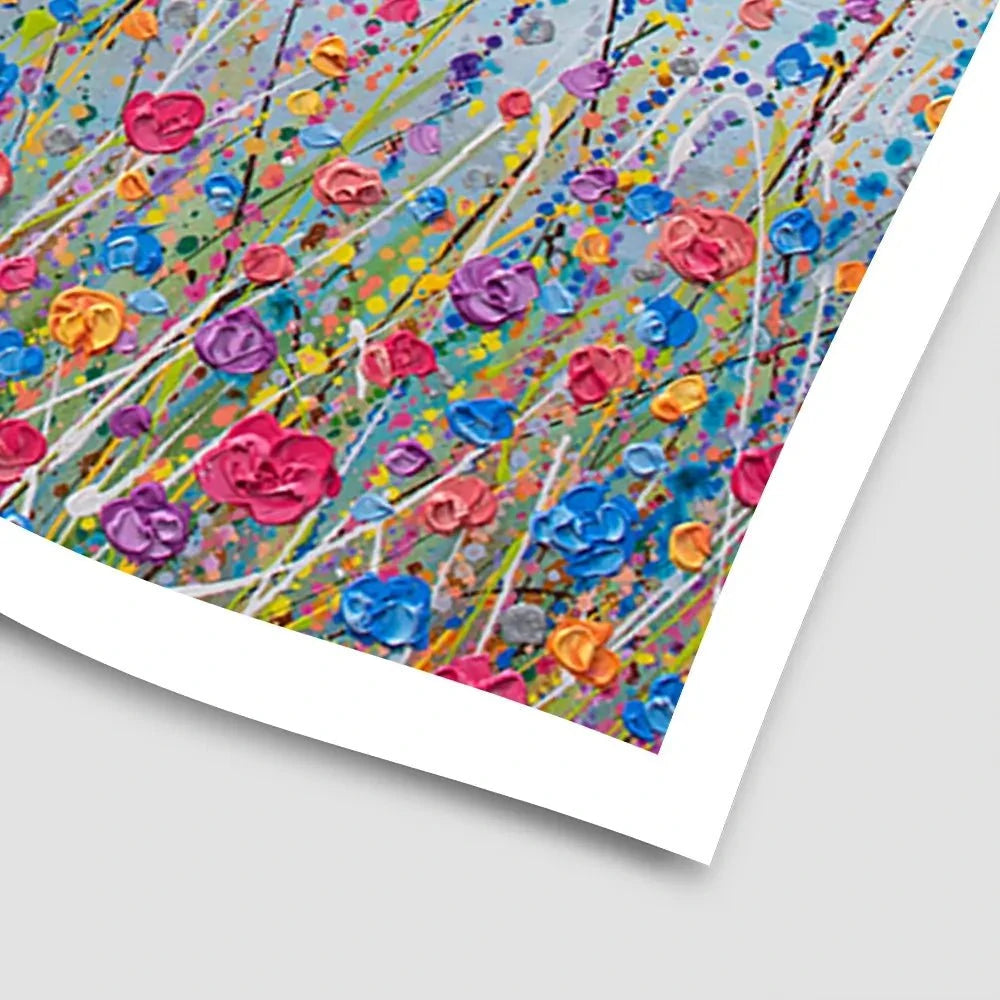 Vibrant Meadow Art Print Vibrant Meadow Art Print wall art product Olga Tkachyk