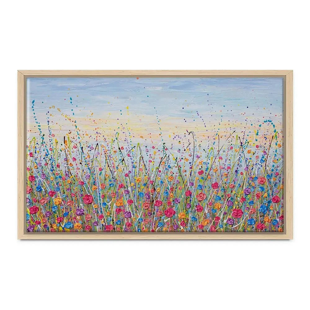 Vibrant Meadow Canvas Print Vibrant Meadow Canvas Print wall art product Olga Tkachyk