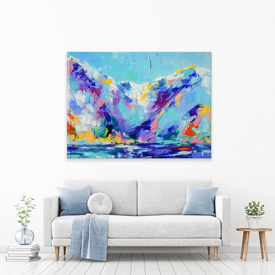 Vibrant Mountains Canvas Print wall art product Mari Dein / Shutterstock