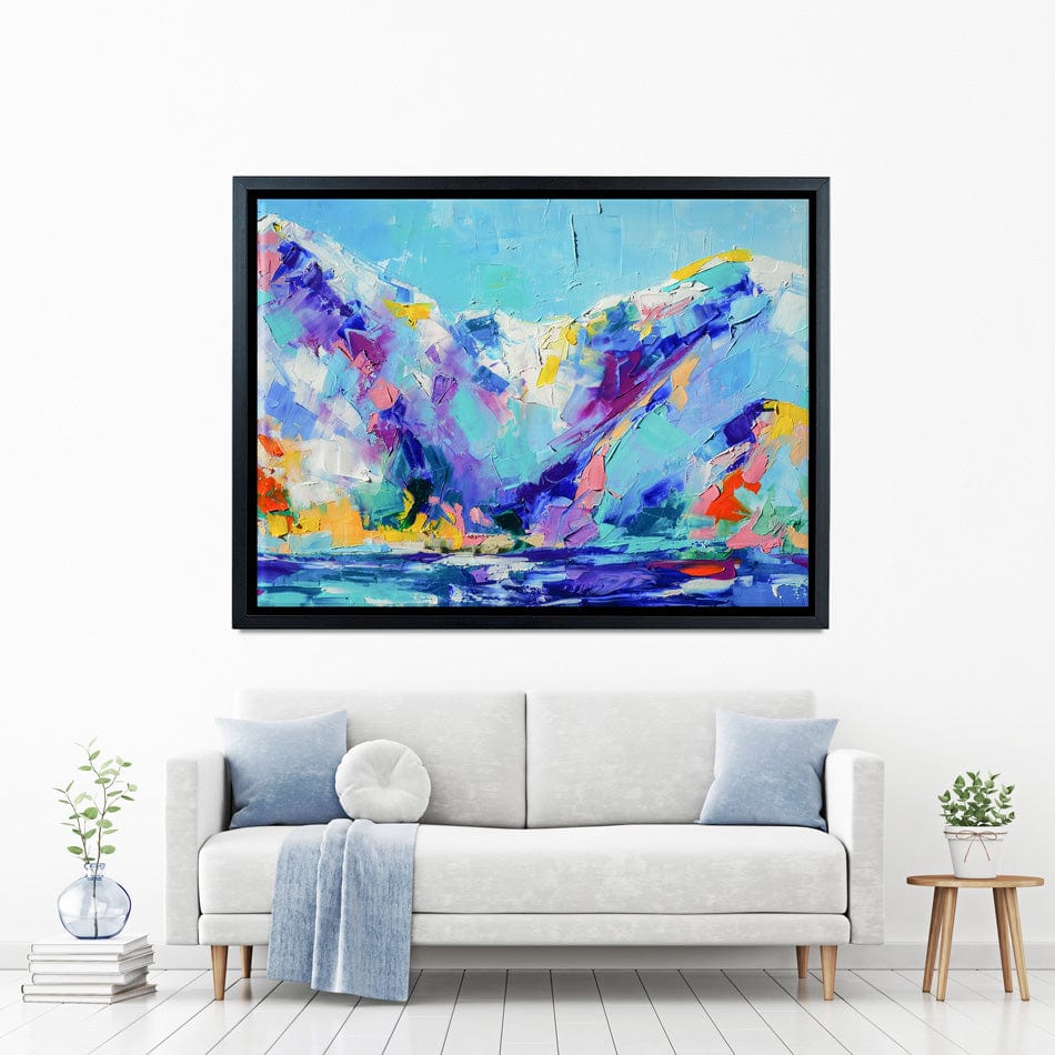Vibrant Mountains Canvas Print wall art product Mari Dein / Shutterstock