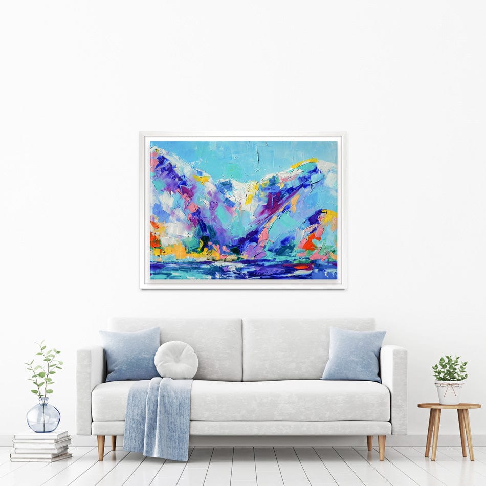 Vibrant Mountains Canvas Print wall art product Mari Dein / Shutterstock