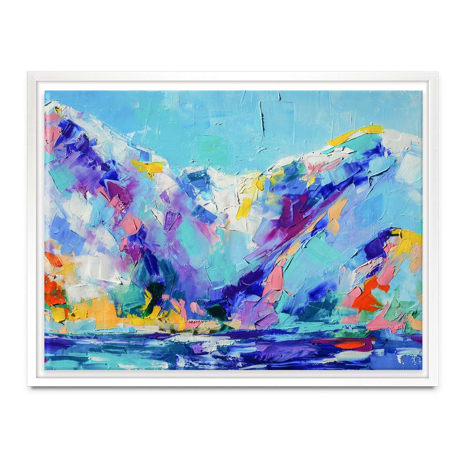 Vibrant Mountains Canvas Print wall art product Mari Dein / Shutterstock