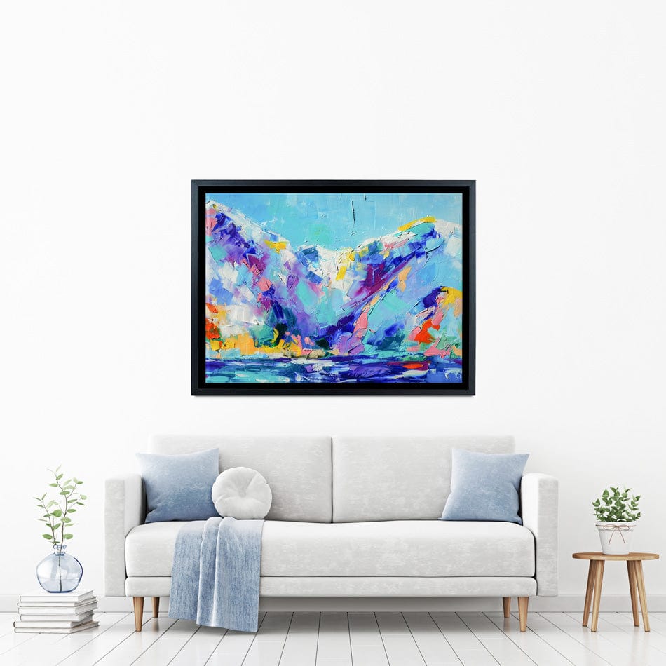 Vibrant Mountains Canvas Print wall art product Mari Dein / Shutterstock