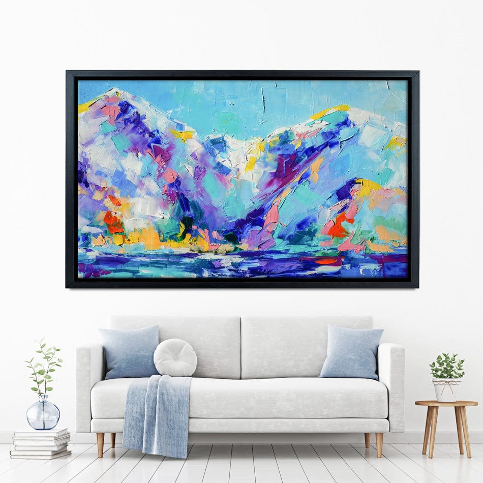 Vibrant Mountains Canvas Print wall art product Mari Dein / Shutterstock
