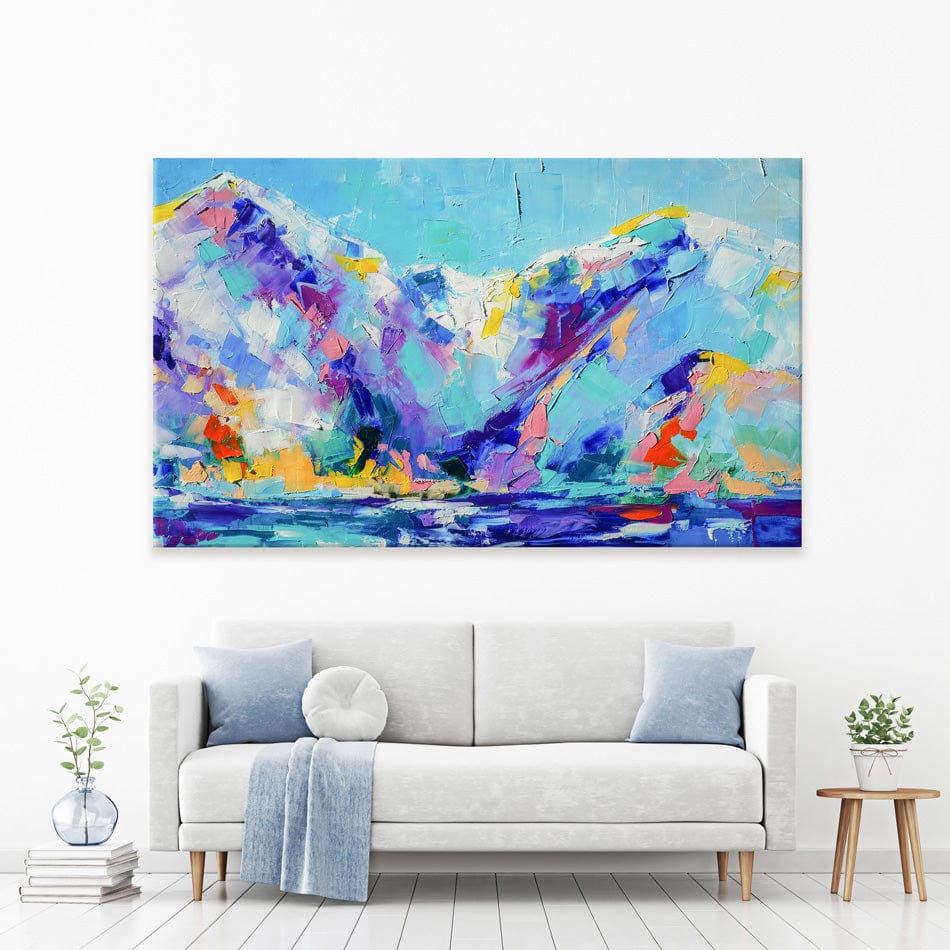 Vibrant Mountains Canvas Print wall art product Mari Dein / Shutterstock
