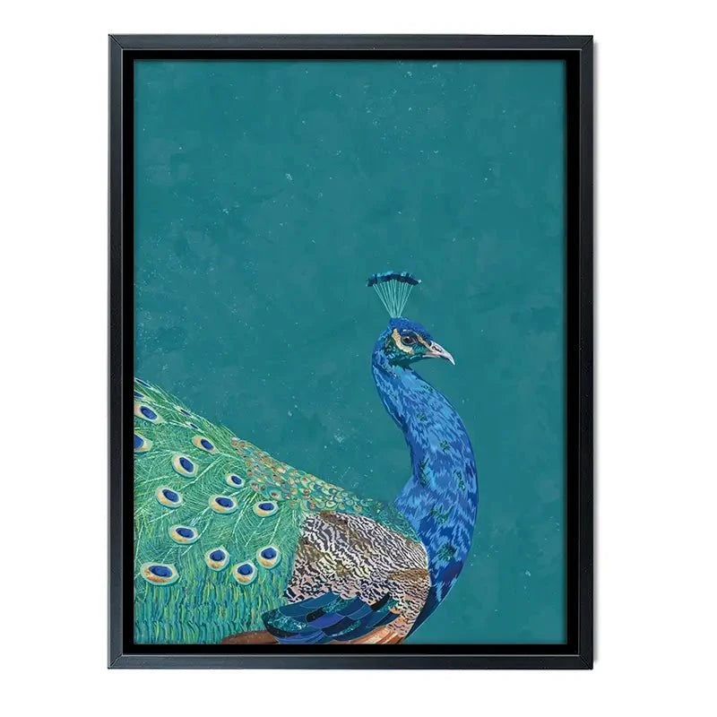 Vibrant Peacock Canvas Print Vibrant Peacock Canvas Print wall art product Sarah Manovski