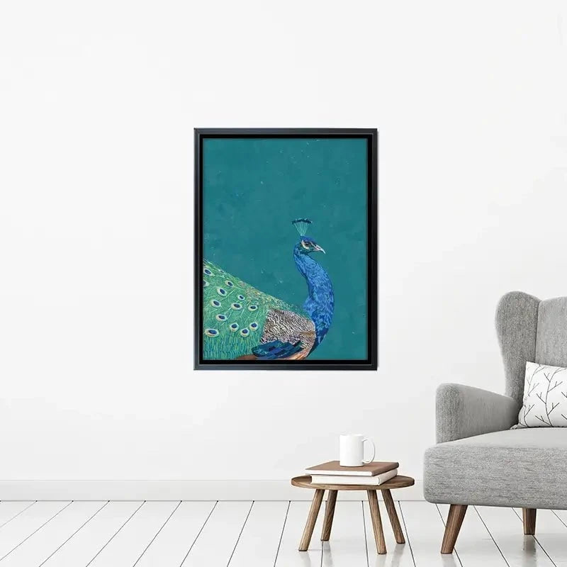Vibrant Peacock Canvas Print Vibrant Peacock Canvas Print wall art product Sarah Manovski