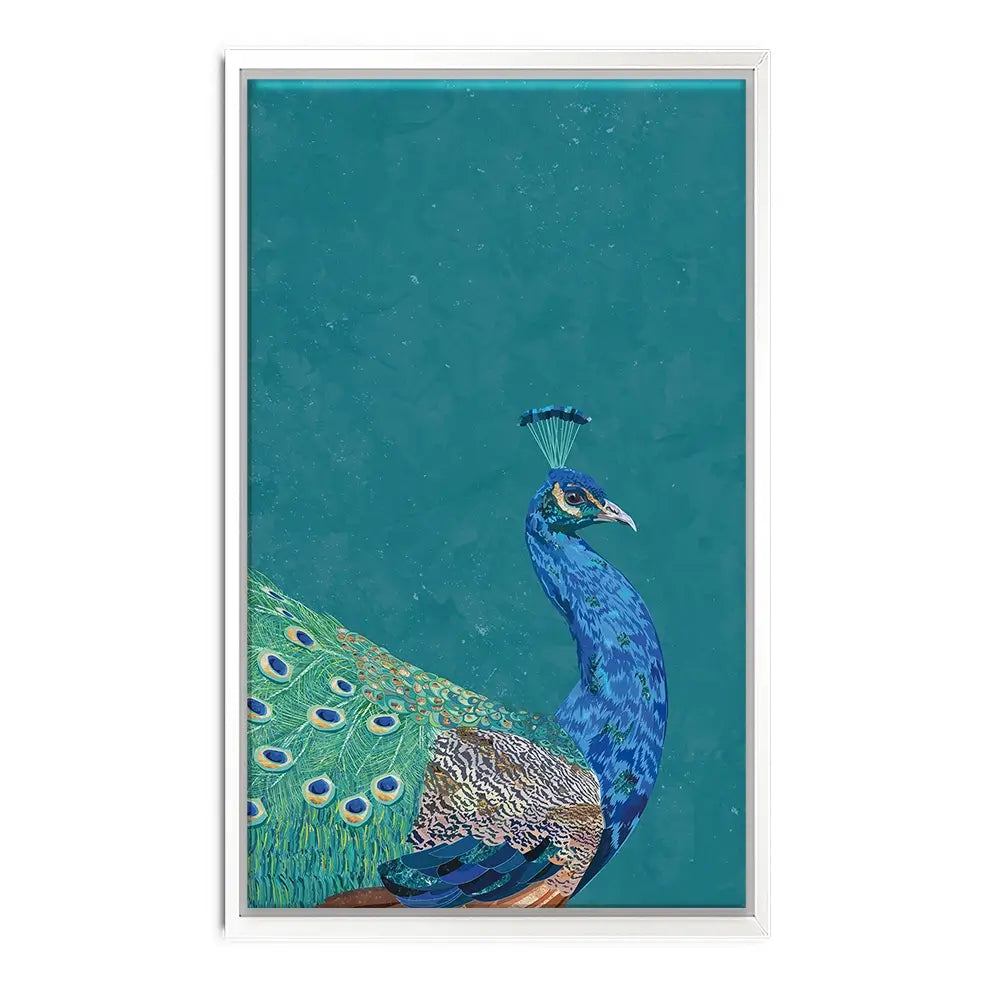 Vibrant Peacock Canvas Print Vibrant Peacock Canvas Print wall art product Sarah Manovski