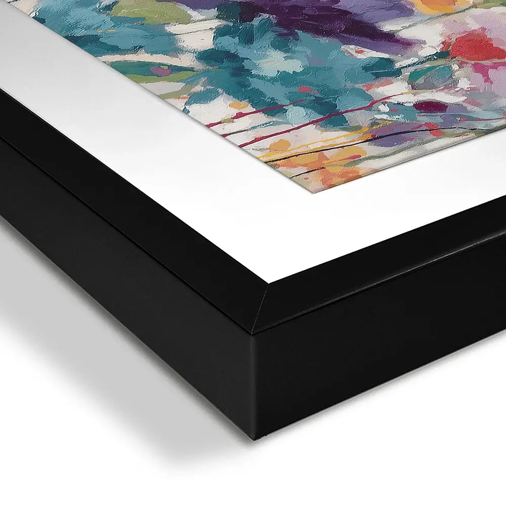 Vibrant Wildflower Field Framed Art Print Vibrant Wildflower Field Framed Art Print wall art product Chromatic Storm Studio