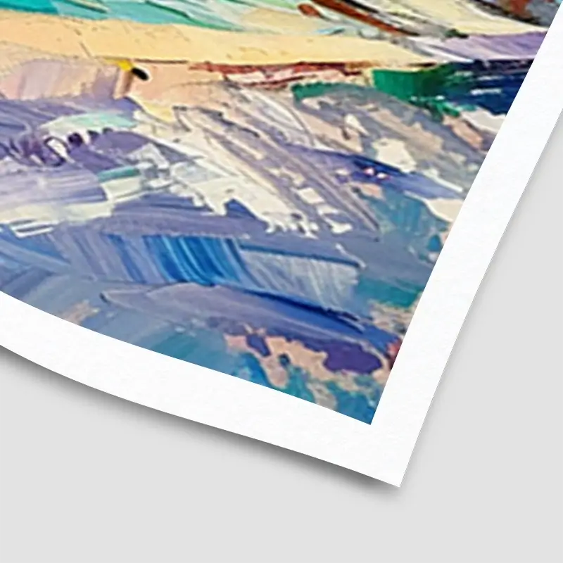 Village By The Sea Art Print Village By The Sea Art Print wall art product Elena Avanesova