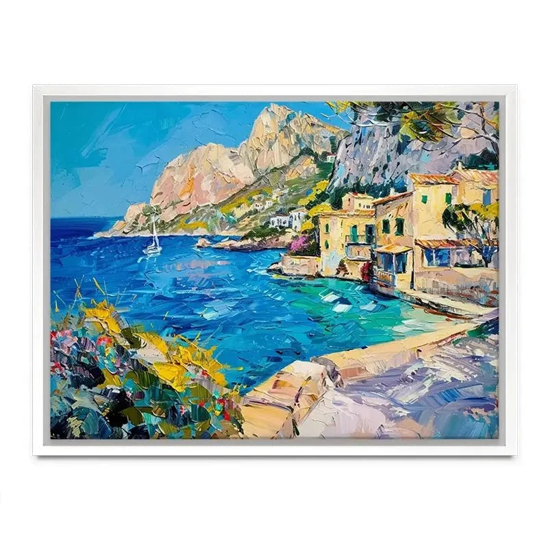 Village By The Sea Canvas Print Village By The Sea Canvas Print wall art product Elena Avanesova