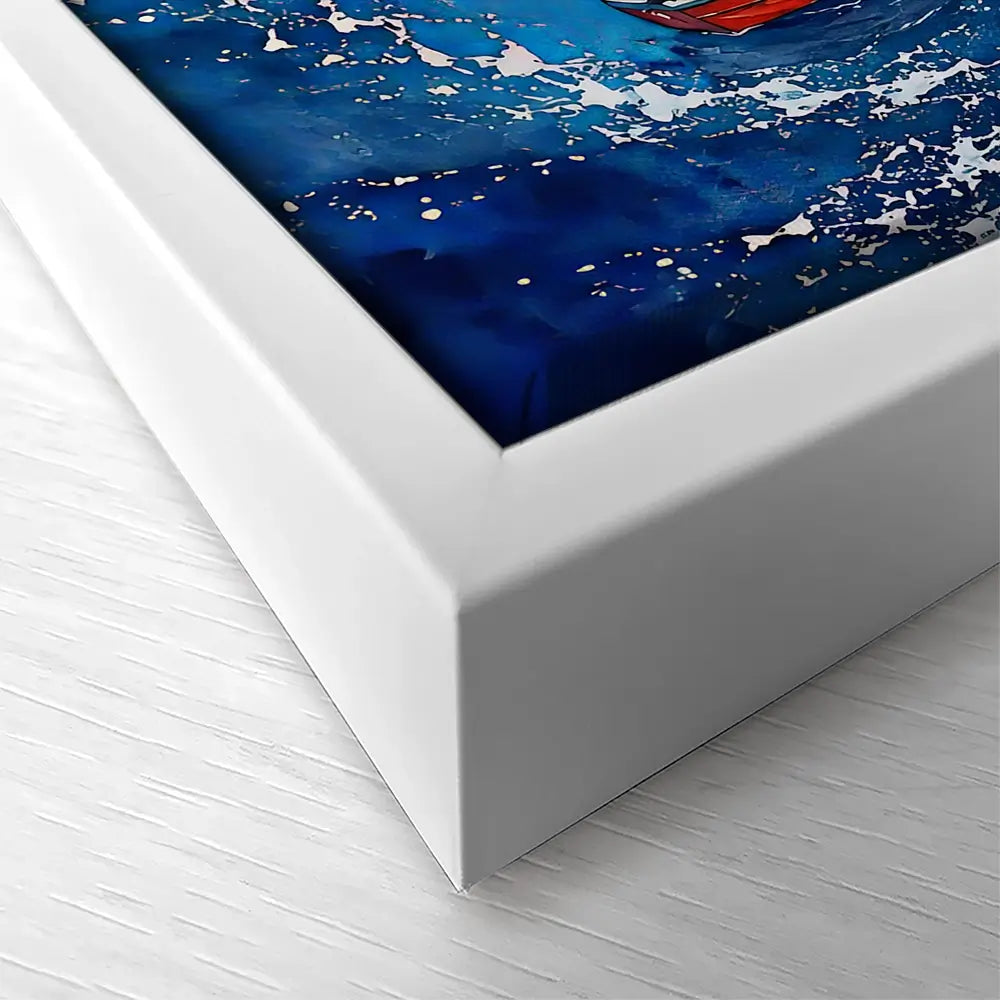 Village Harbour Square Canvas Print Village Harbour Square Canvas Print wall art product David Alexander Elder