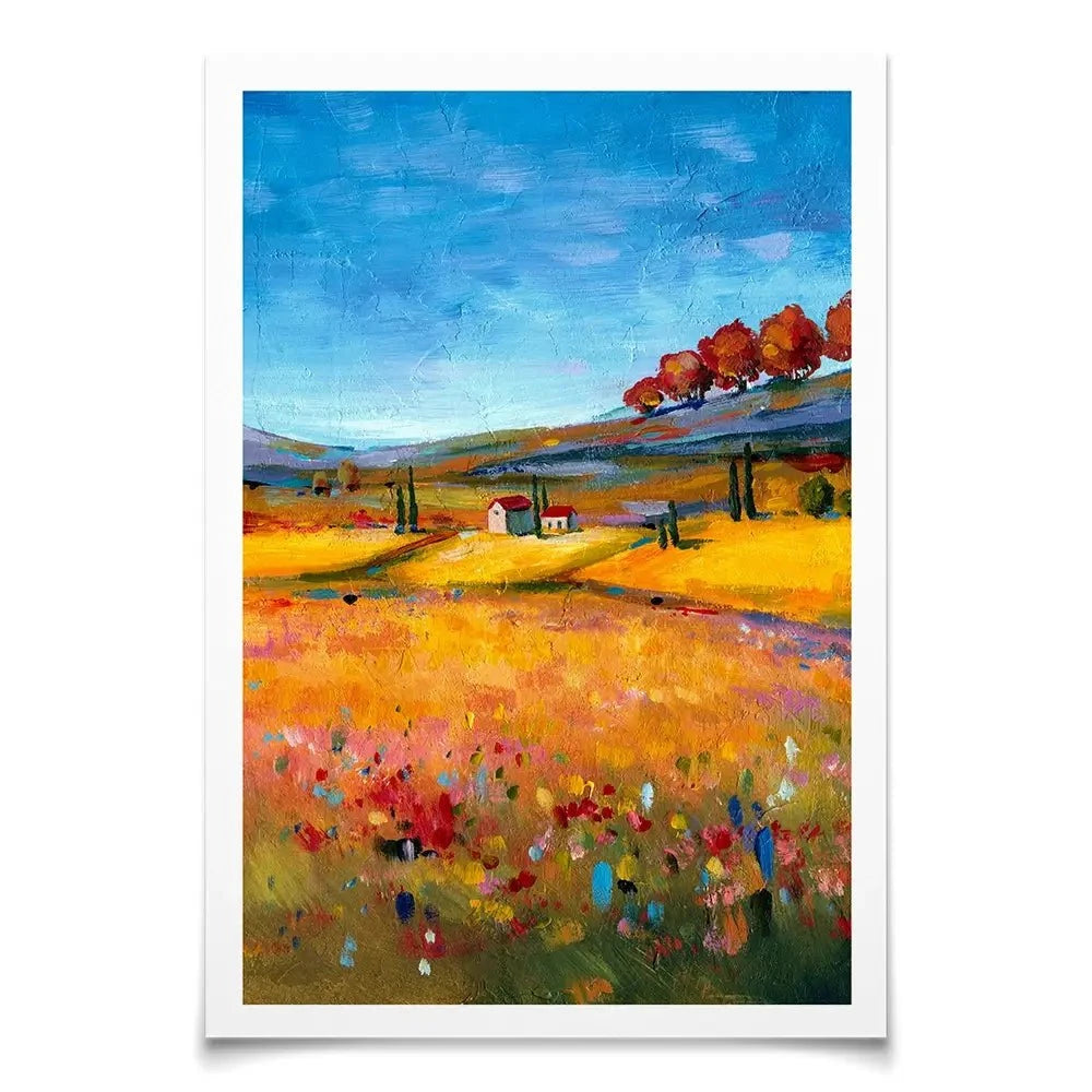 Village Landscape Art Print Village Landscape Art Print wall art product Svetlana Aleynikova