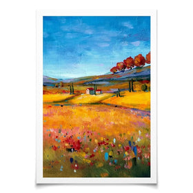 Village Landscape Art Print Village Landscape Art Print wall art product Svetlana Aleynikova