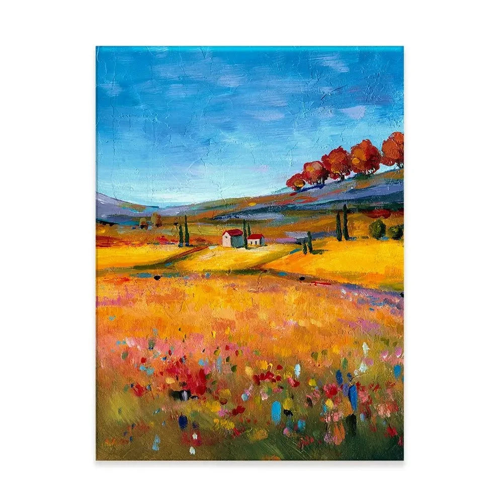 Village Landscape Canvas Print Village Landscape Canvas Print wall art product Svetlana Aleynikova