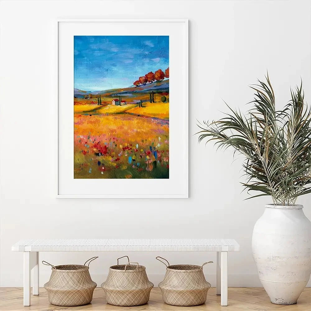 Village Landscape Framed Art Print Village Landscape Framed Art Print wall art product Svetlana Aleynikova