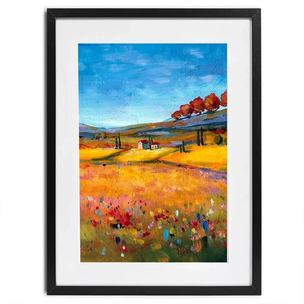 Village Landscape Framed Art Print Village Landscape Framed Art Print wall art product Svetlana Aleynikova