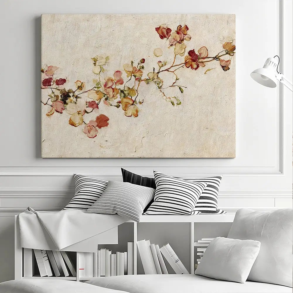 Vine Of Wine Petals Canvas Print Vine Of Wine Petals Canvas Print wall art product Chromatic Storm Studio