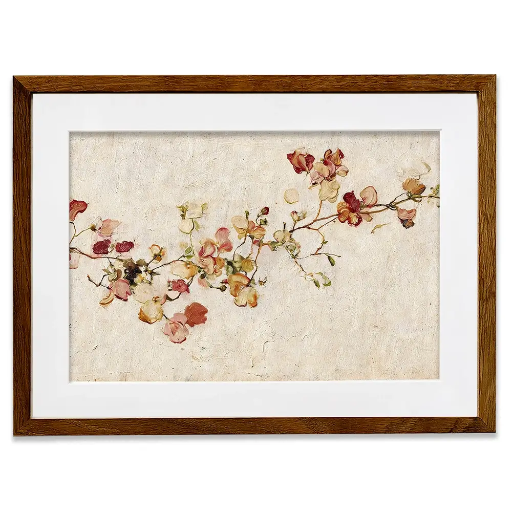 Vine Of Wine Petals Framed Art Print Vine Of Wine Petals Framed Art Print wall art product Chromatic Storm Studio