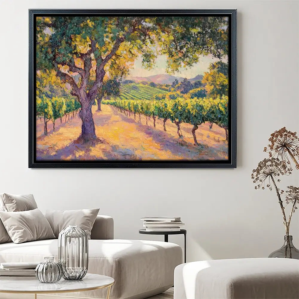 Vineyard View Canvas Print Vineyard View Canvas Print wall art product Tanya Ocean