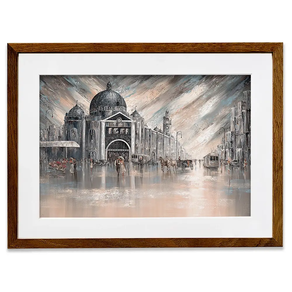 Vintage Flinders Luxe Framed Art Print Vintage Flinders Luxe Framed Art Print wall art product Isabella Karolewicz