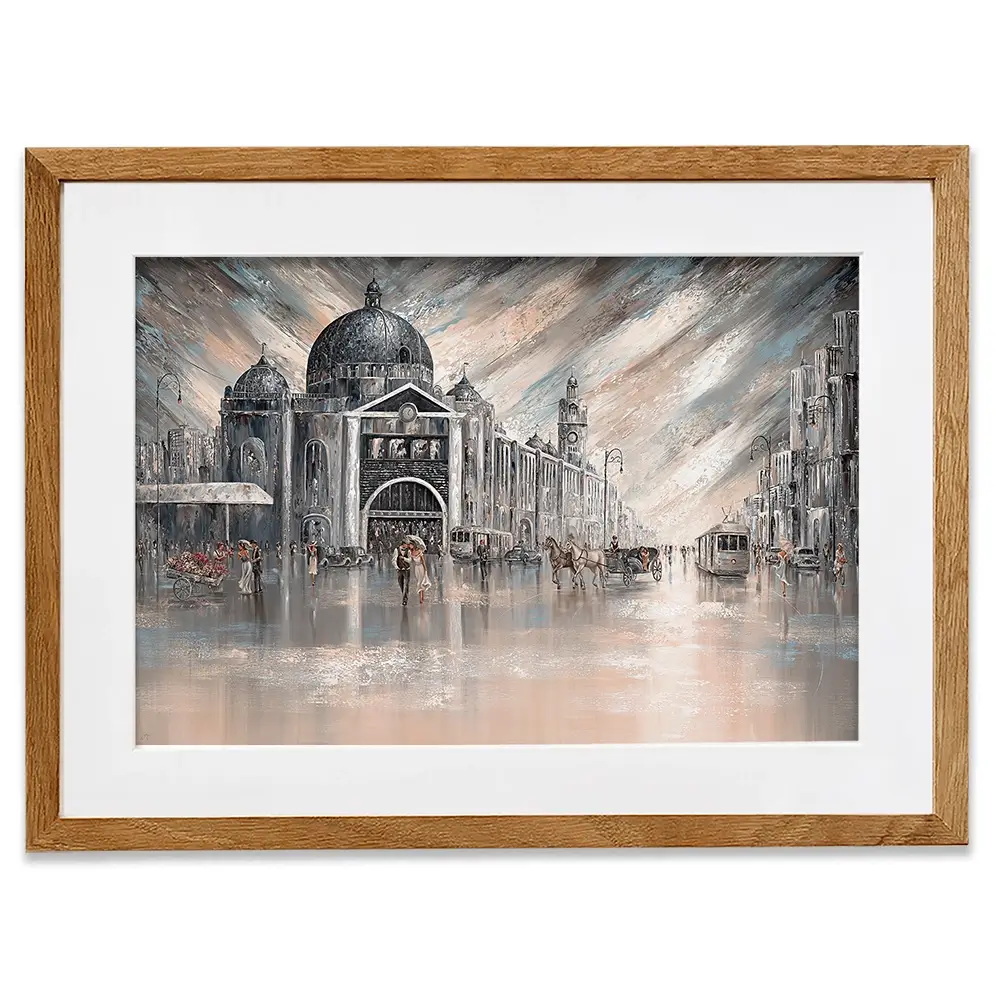 Vintage Flinders Luxe Framed Art Print Vintage Flinders Luxe Framed Art Print wall art product Isabella Karolewicz